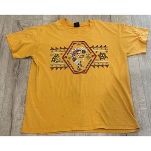 Vintage Unbranded Single Stitch Western Gecko Lizard Graphic T-Shirt Adult XL